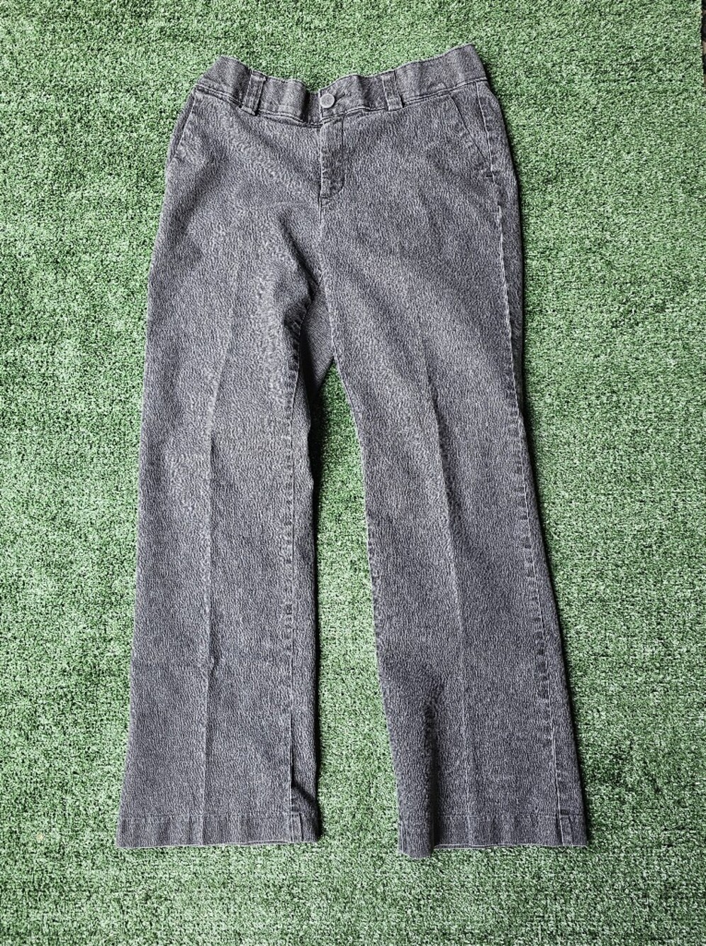 Lee Women's Gray Straight-Leg Trousers